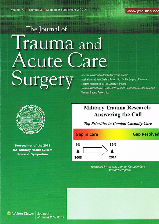Trauma and Acute Care Surgery pulication cover