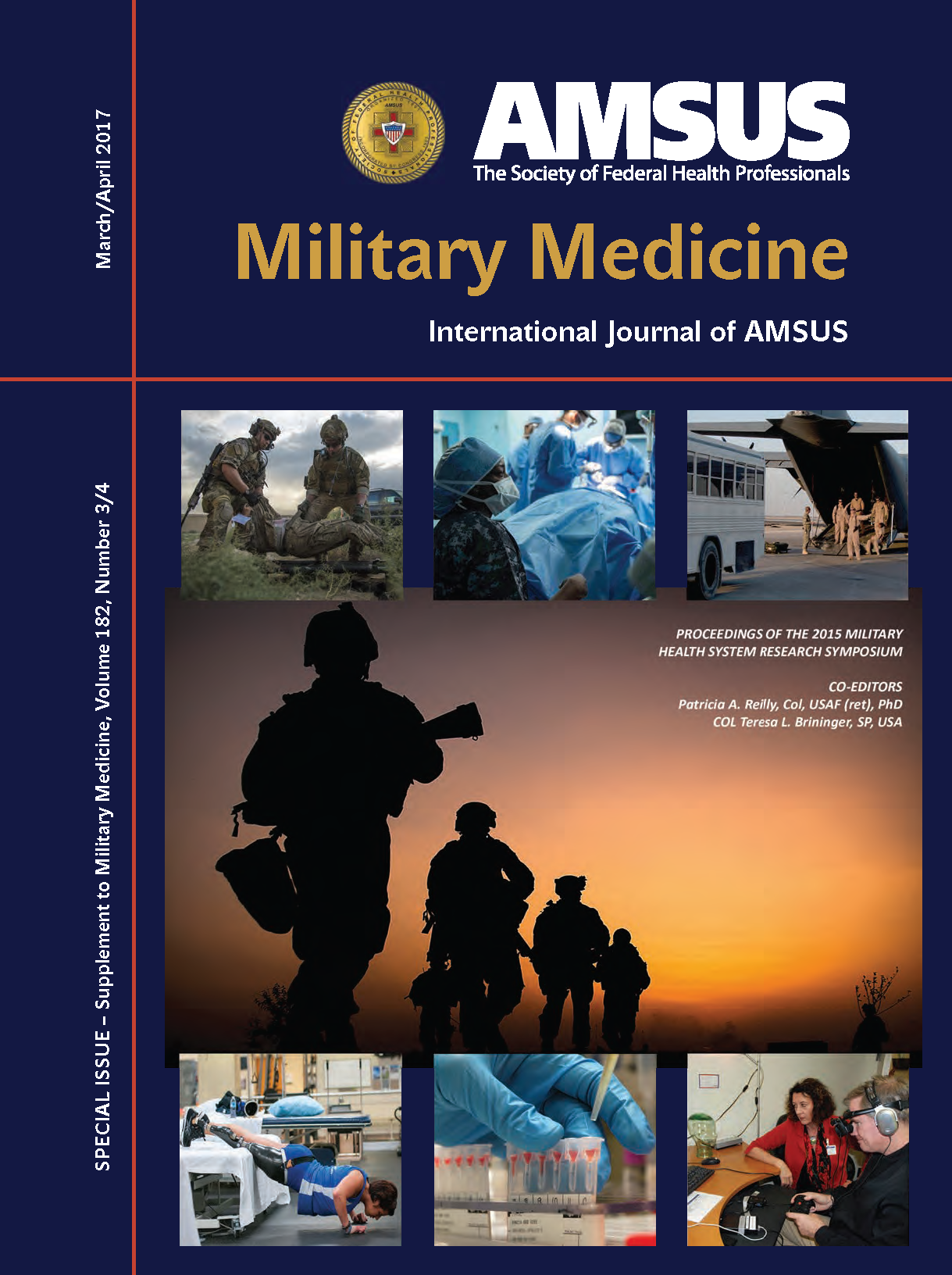 AMSUS Military Medicine publication cover